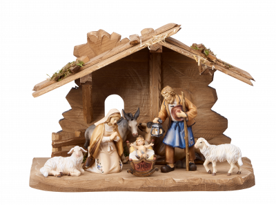 Heimatland Nativity set 9 pcs-stable Tyrol for H.Family